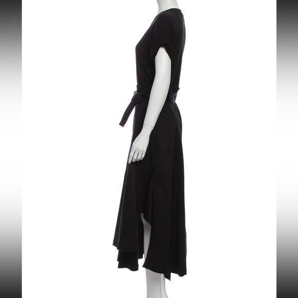 As new 3.1 Phillip Lim black t-shirt dress asymmetric skirt, 0 runs large 2 4 6 - Picture 5 of 9